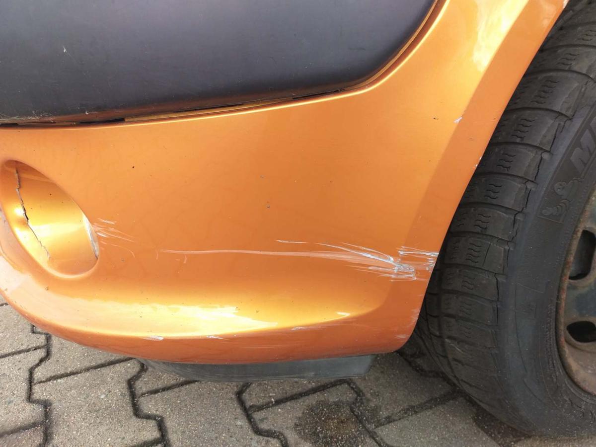 Peugeot 1007 original Stoßstange Stossfänger vorn KHW Orange Salamanque Bj.2005